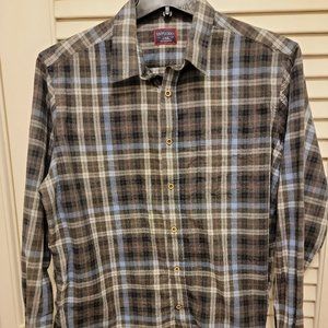 UNTUCKit Men's Large Plaid Button Down Shirt